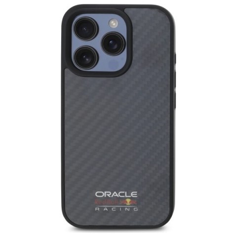 Red Bull RBHMP16L24CFILSK iPhone 16 Pro 6.3" hardcase czarny/black Carbon Fiber Shiny Logo MagSafe