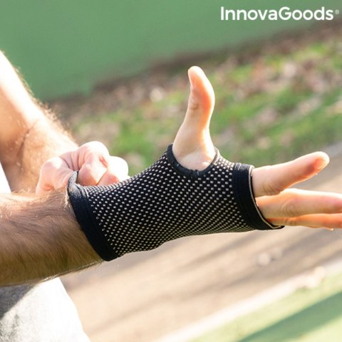 Opaska zaciskowa na nadgarstek z nićmi miedzianymi i bambusowymi Wristcare InnovaGoods - L/XL