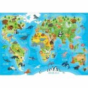 Układanka puzzle Educa Animals Map (150 pcs)