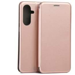 Beline Etui Book Magnetic Samsung A36 różowo-złoty/rose gold