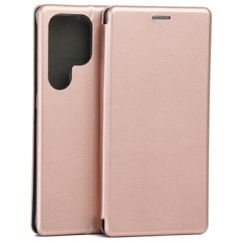 Beline Etui Book Magnetic Samsung S25 Ultra różowo-złoty/rose gold