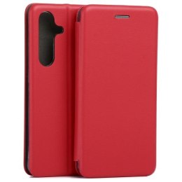 Beline Etui Book Magnetic Samsung S25 czerwony/red