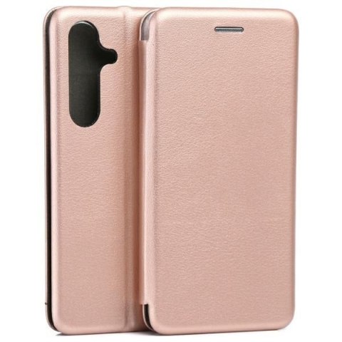 Beline Etui Book Magnetic Samsung S25 różowo-złoty/rose gold