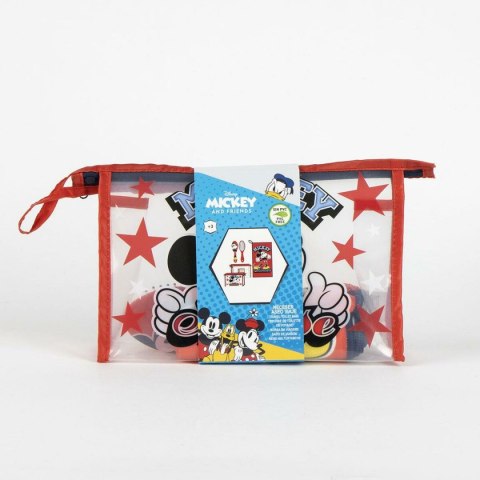 Neseser z Akcesoriami Mickey Mouse Czerwony 23 x 15 x 8 cm