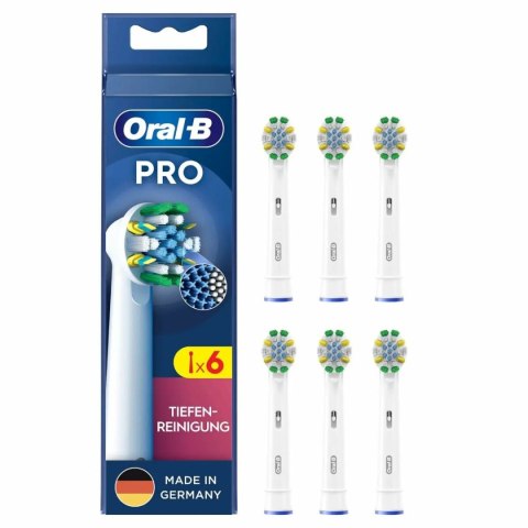 Główka do Szczoteczki do Zębów Oral-B Pro Biały 6 Sztuk