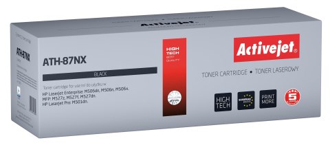 Activejet ATH-87NX Toner (zamiennik HP 87X CF287X; Supreme; 18000 stron; czarny)