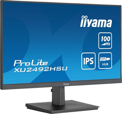 Iiyama ProLite monitor komputerowy 60,5 cm (23.8") 1920 x 1080 px Full HD LED Czarny