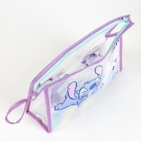 Neseser z Akcesoriami Stitch Liliowy 23 x 15 x 8 cm