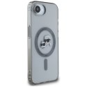 Etui Karl Lagerfeld IML Metal Karl & Choupette Heads MagSafe do iPhone 16e / 17e czarny