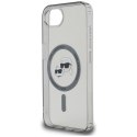Etui Karl Lagerfeld IML Metal Karl & Choupette Heads MagSafe do iPhone 16e / 17e czarny