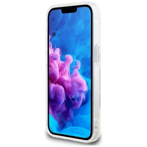 Etui Karl Lagerfeld IML Metal Karl Head MagSafe do iPhone 16e biały