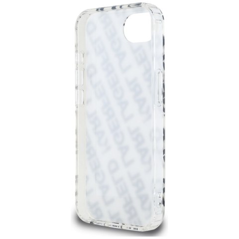 Etui Karl Lagerfeld IML Repeat Logo do iPhone 16e złoty