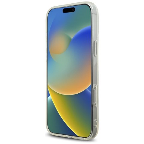 Etui Karl Lagerfeld IML Rhinestones Logo do iPhone 16 Pro przezroczysty