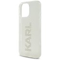 Etui Karl Lagerfeld IML Rhinestones Logo do iPhone 16 Pro przezroczysty