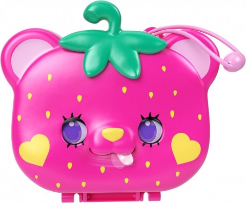 Zestaw figurek Polly Pocket Truskawkowy miś Zestaw kompaktowy