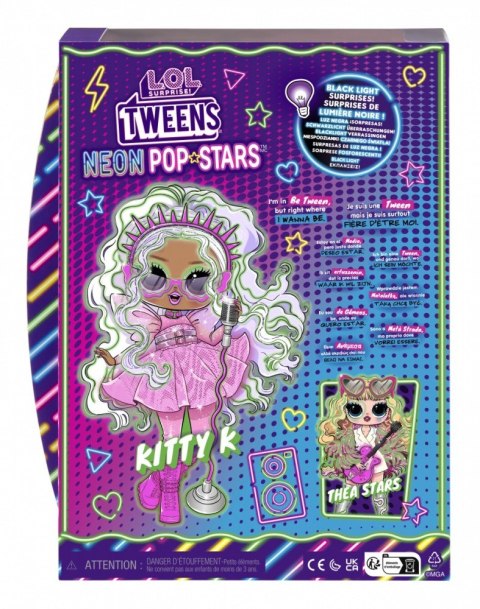 Lalka L.O.L. Surprise Tweens Neon Pop Stars Kitty