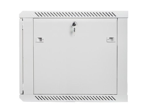 Szafa instalacyjna wisząca 19 cali 9U 600X600mm szara (drzwi szklane)