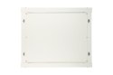 Szafka wisząca rack 12U 600x600 szara metalowe drzwi