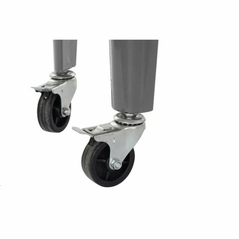 Lodówka DKD Home Decor Z kółkami Szary Ciemny szary Stal polipropylen 56 L 74 x 43 x 80 cm (74 x 43 x 80 cm)