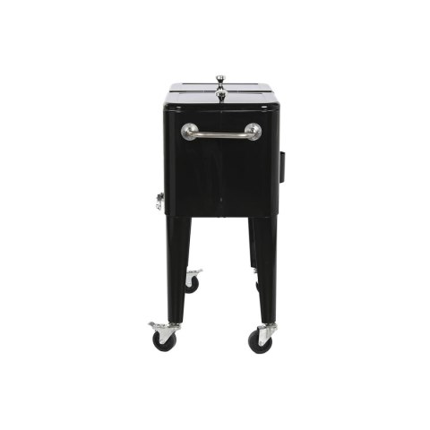 Przenośna Lodówka DKD Home Decor 74 x 43 x 83 cm Czarny Stal Aluminium polipropylen 56 L