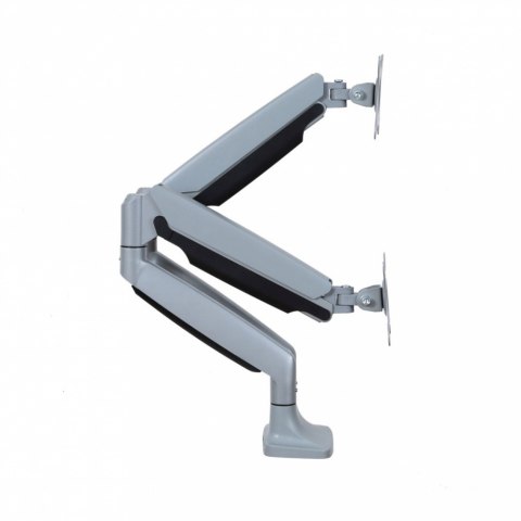 Uchwyt biurkowy gazowy do 2 monitorów LED/LCD 17-35" L-36HD 1-15KG 1xUSB-A 1xUSB-C 3.0 Heavy Duty