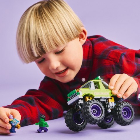 Klocki Super Heroes 76312 Monster truck Hulka kontra Thanos