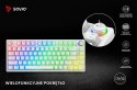Klawiatura mechaniczna bezprzewodowa PHENIX WHITE Gateron Yellow, Pudding