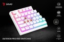 Klawiatura mechaniczna bezprzewodowa PHENIX WHITE Gateron Yellow, Pudding