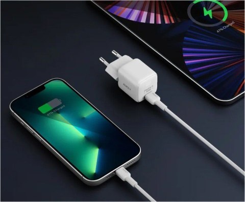 PA-B1L White Omnia II Mini ładowarka sieciowa 1xUSB-C PowerDelivery 30W 5A