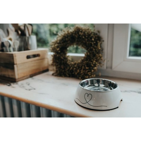 Karmnik dla psów Hunter Valencia Biały 160 ml