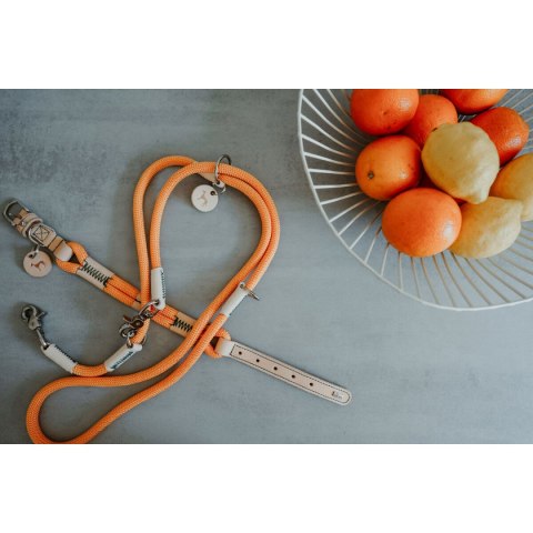 Obroża dla psa Hunter Malia Pomarańczowy S/M 35-44 cm