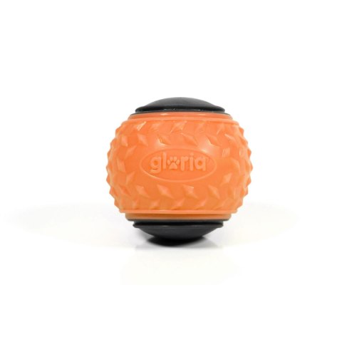 Piłka dla Zwierząt Gloria PLAY AND RUN Pomarańczowy TPR M 6,35 cm 2 Sztuk