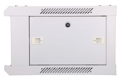 Szafka wisząca rack 4U 600x450 szara szklane drzwi