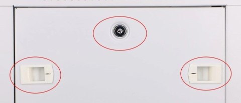 Szafka wisząca rack 4U 600x450 szara szklane drzwi