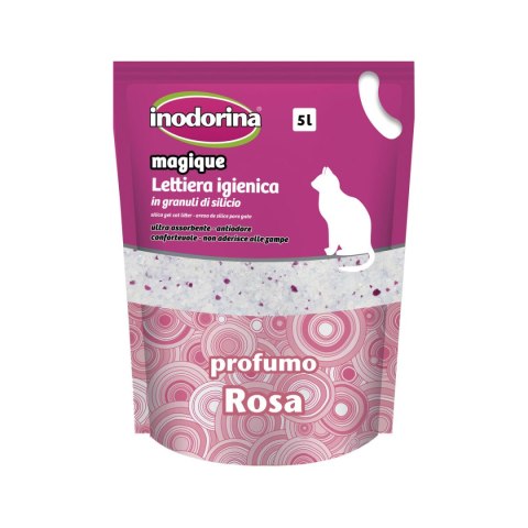 Piasek dla Kota Inodorina MAGIQUE ROSE Róż 5 L