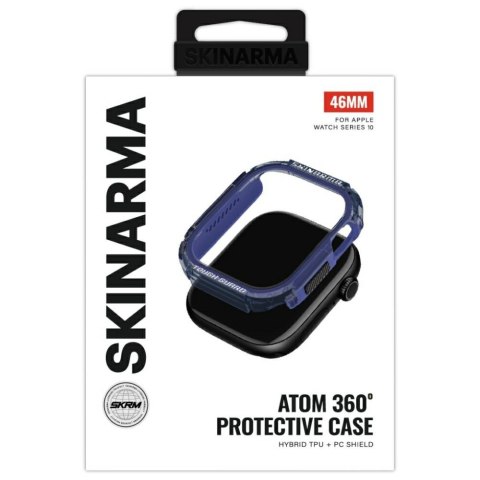 Etui Skinarma Atom do Apple Watch 46mm granatowy