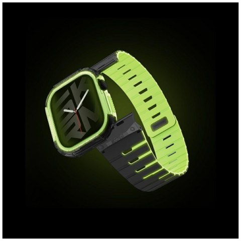 Pasek+etui Skinarma Gemini do Apple Watch 46mm niteglow