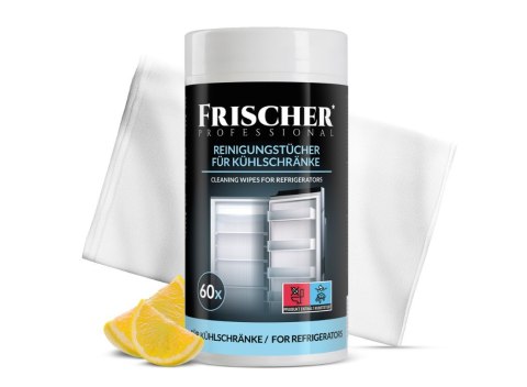 Wilgotne ściereczki do czyszczenia lodówek Frischer 60 szt