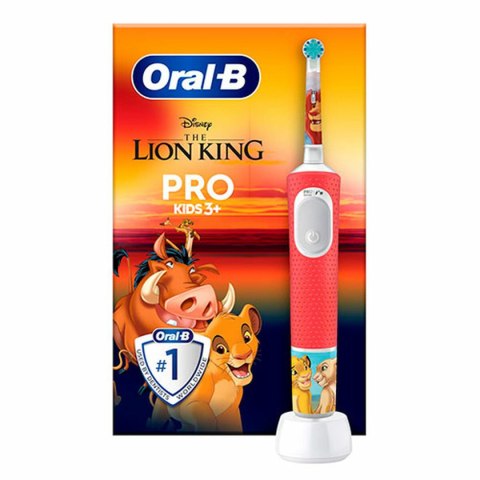 Elektryczna Szczoteczka do Zębów Oral-B Rey Leon Czerwony Wielokolorowy