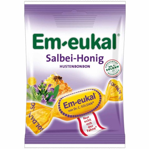 Em-eukal Salbei-Honig Cukierki Miód Szałwiowy 75 g