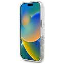 Etui Guess IML Metal Colored Circle Classic Logo MagSafe do iPhone 16 Pro różowy
