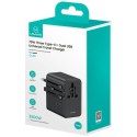 Ładowarka sieciowa USAMS Travel Adapter CC310 3xUSB-C 70W 4w1 US/AU/EU/UK czarny