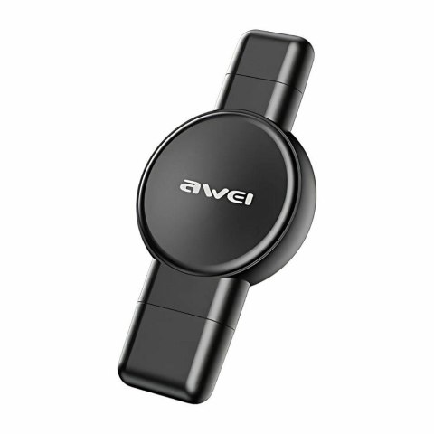 AWEI ład. do zegarka Apple/Samsung Watch W26 czarny/black