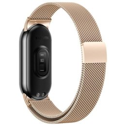Beline pasek Mi Band 10/9/8 Magnetic różowo-złoty/rosegold