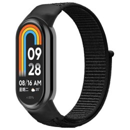 Beline pasek Mi Band 10/9/8 NylonLoop czarny/black