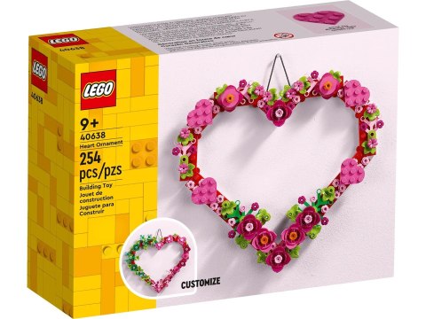 LEGO Okolicznościowe 40638 - Ozdoba w kształcie serca
