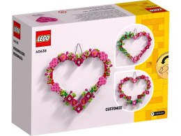 LEGO Okolicznościowe 40638 - Ozdoba w kształcie serca