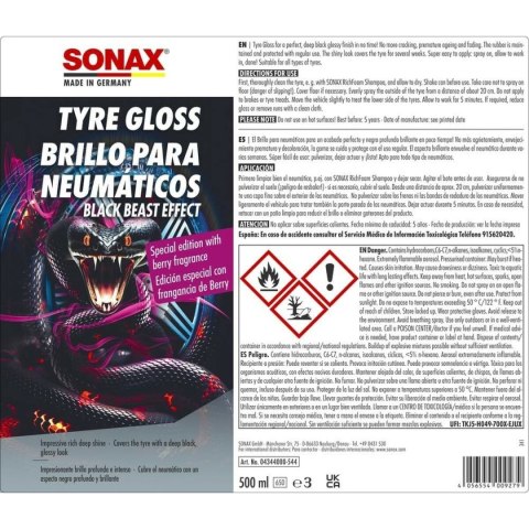 Nabłyszczacz do Opon Sonax SX04344000 500 ml