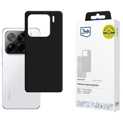 Etui 3MK Silicone Case do Xiaomi 15 czarny