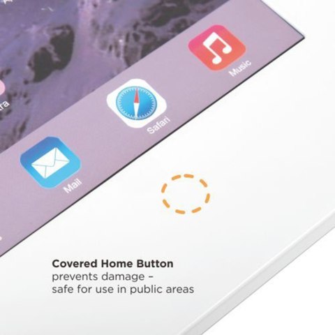 Uchwyt do tabletu ścienny z blokadą reklamowy 9,7-11 cali MC-474W